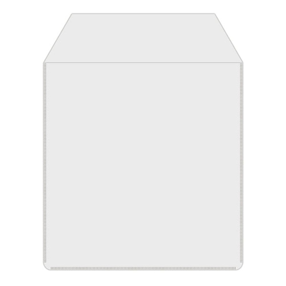 PVC ETUI ZA CD/DVD MEDIJ S LJEPILOM (50kom) , BOX164 slika 1