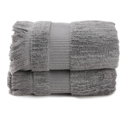 Colourful Cotton Set ručnika (2 komada) Zeus - Dark Grey slika 2