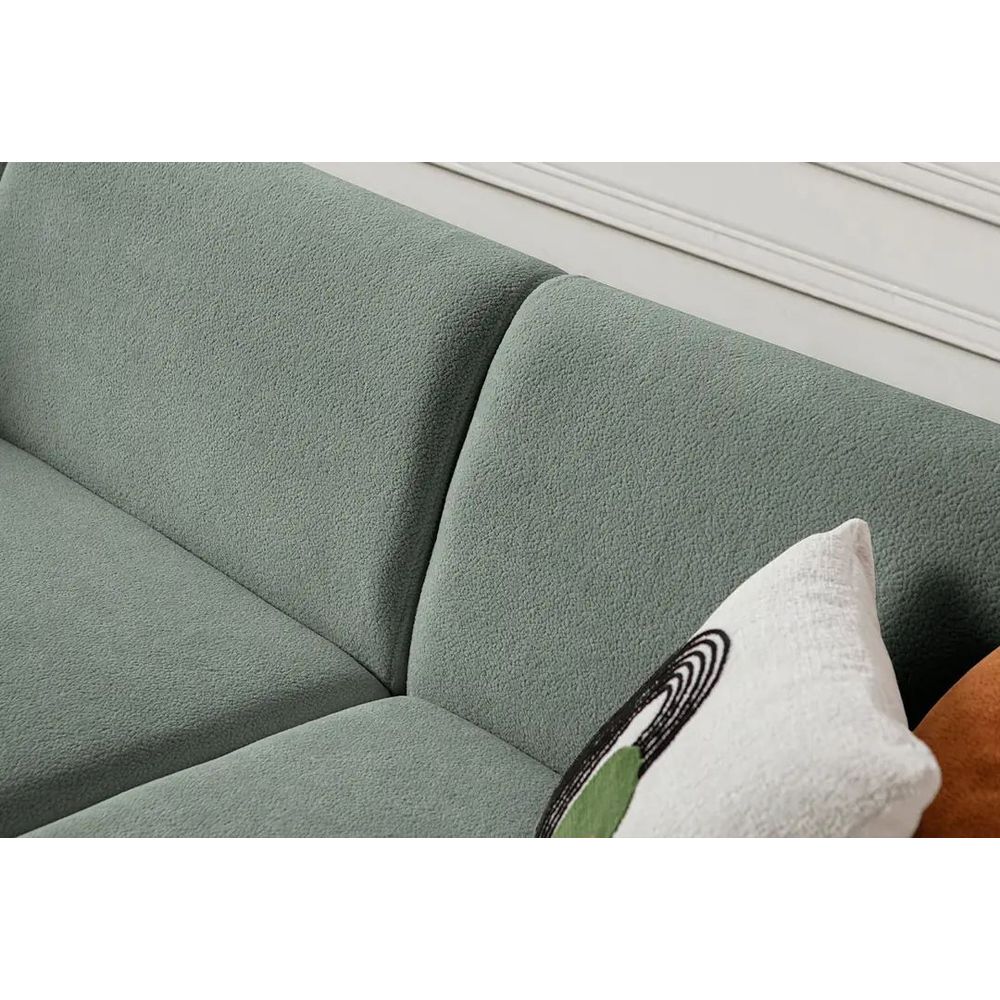 Ugaona Sofa S-Loft Left - boja: morska zelena slika 9