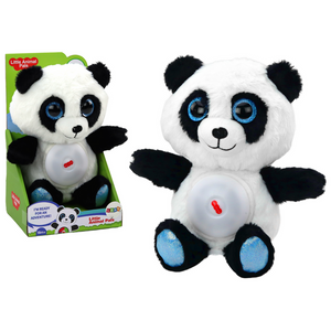 Plišana panda - lampa s uspavanka za spavanje 30 cm