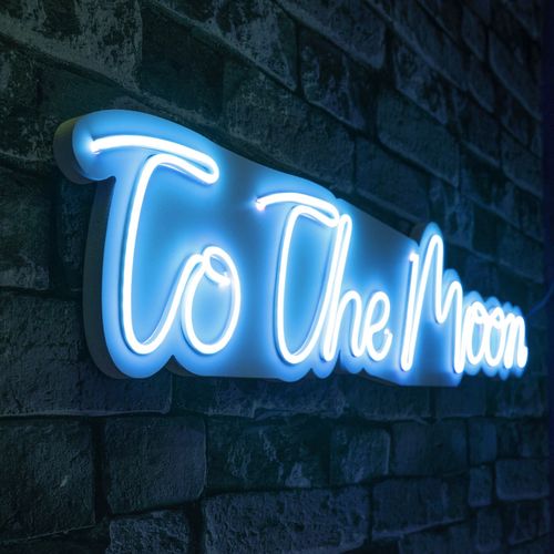 To the Moon - Blue Blue Decorative Plastic Led Lighting slika 1