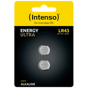 (Intenso) Baterija alkalna LR43/2, 1,5 V dugmasta, blister 2 kom