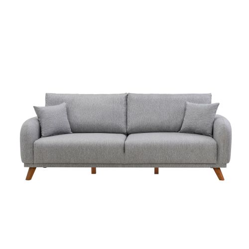 Atelier Del Sofa Hera Set - Trosed na razvlačenje, sivi slika 8