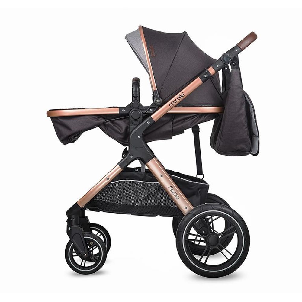 Coccolle® Kolica Melora 3U1, Diamond Black slika 9