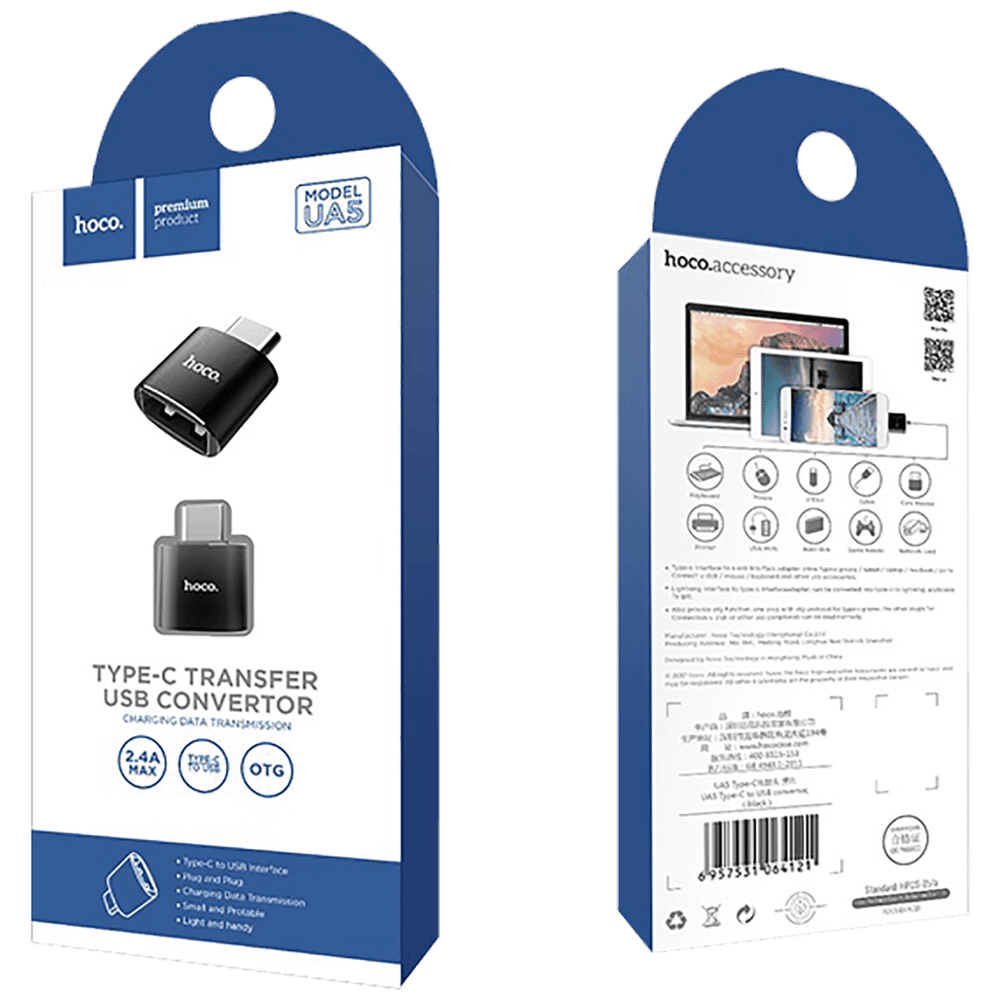 hoco. Adapter USB type C na USB-A - UA5 slika 2