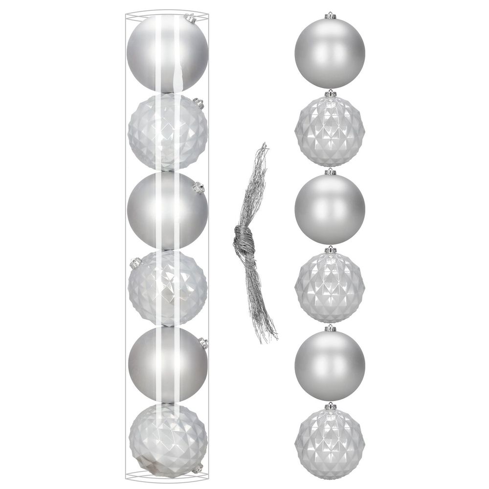 Ca1530 set božićnih kuglica 15 cm 6 kom. slika 3