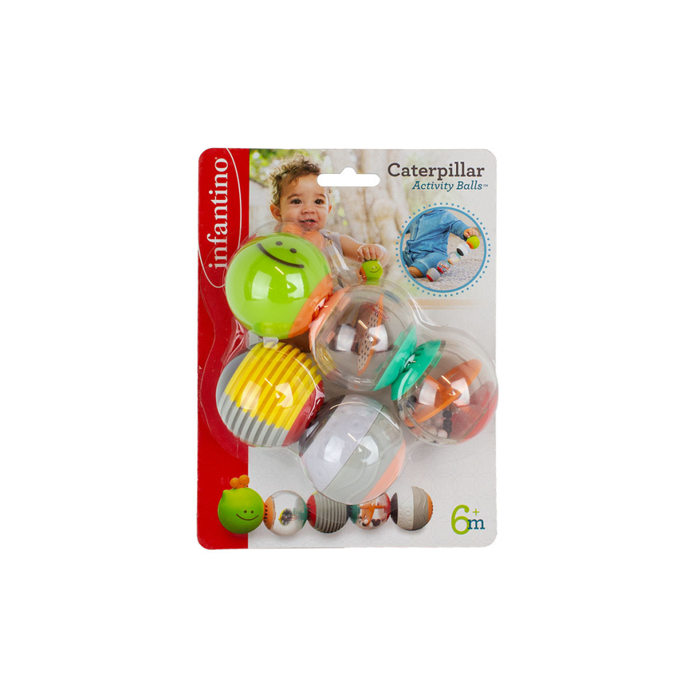 Infantino 216560 Aktivna zvečka Caterpillar Activity Balls - Gusjenica slika 4