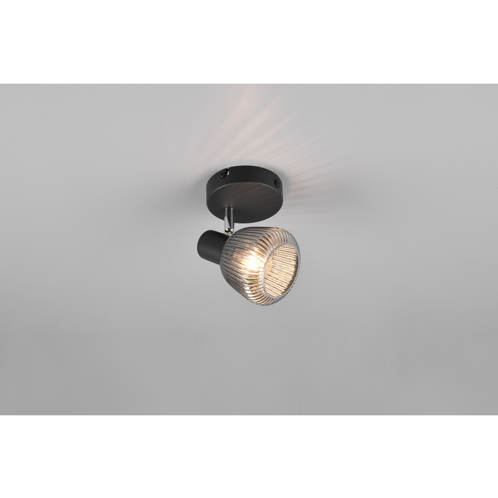Trio Lightning zidna lampa TARIFA 1, crna slika 5