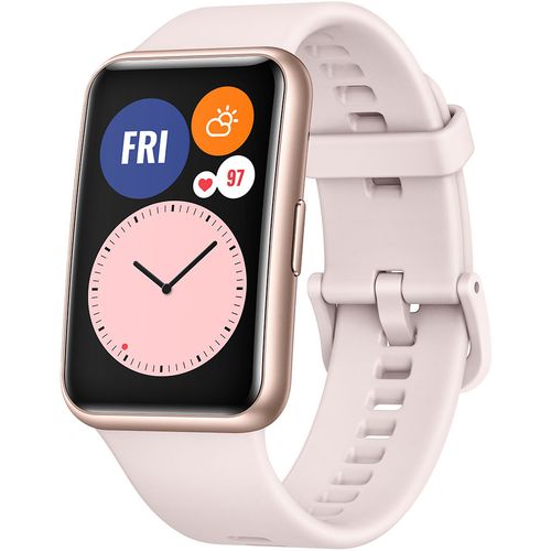 Huawei Watch Fit Sakura Pink, Pametni sat (SmartWatch) - Pink Silicone Strap slika 3