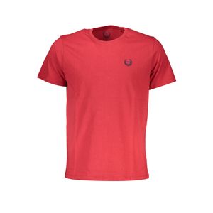 GIAN MARCO VENTURI MEN'S SHORT SLEEVE T-SHIRT RED