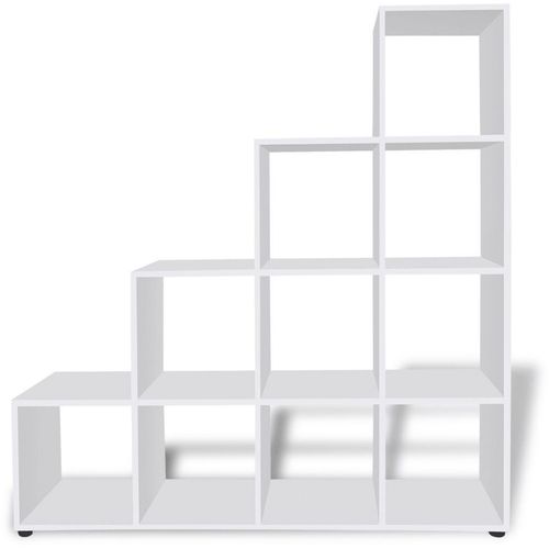 242550 Staircase Bookcase/Display Shelf 142 cm White slika 5