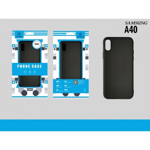 Maskica silikonska za Samsung Galaxy A40 - crna slika 1