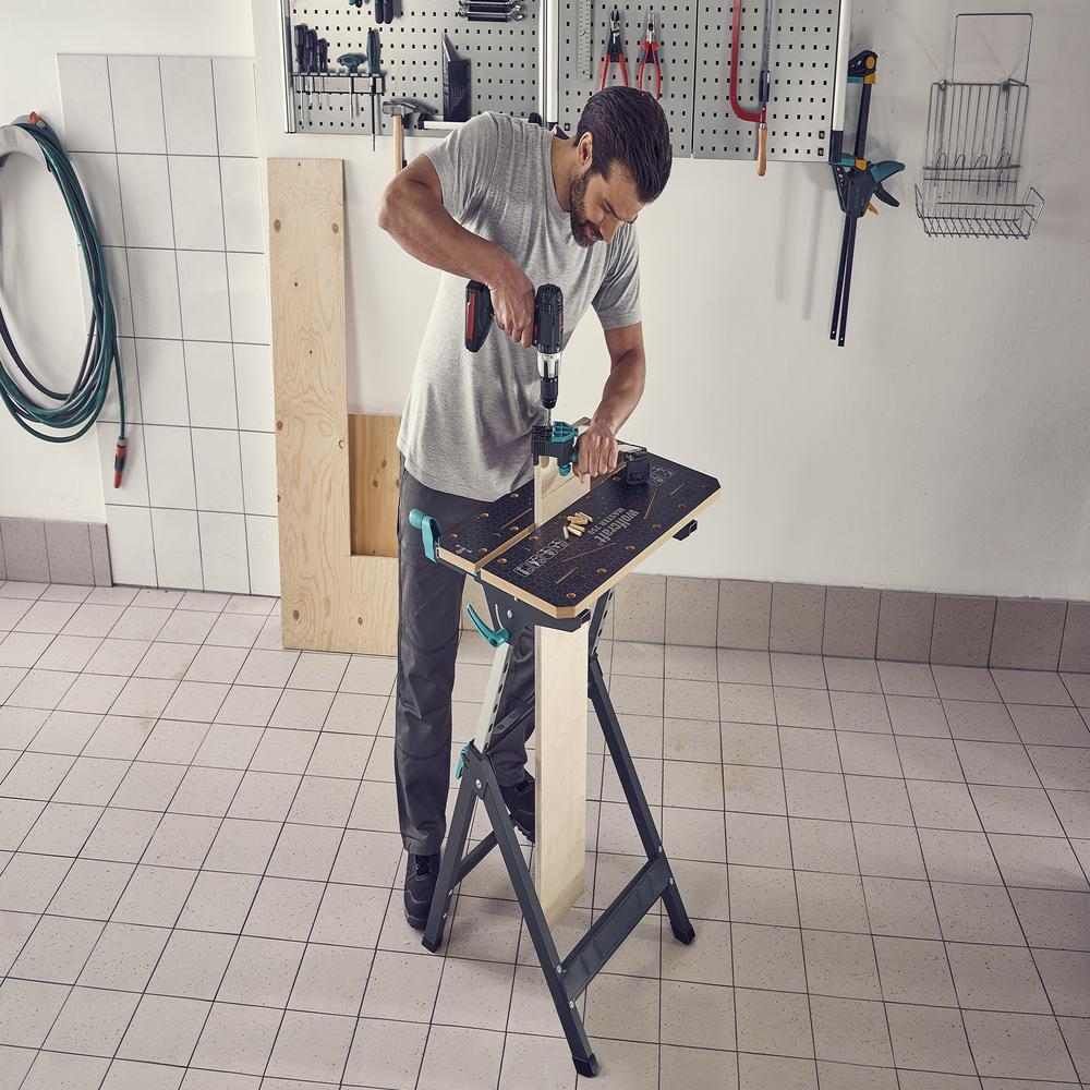 Wolfcraft Stol Radni i Stezni Master 750 Ergo / 680 x 700 x 950 mm - 6871000 slika 16