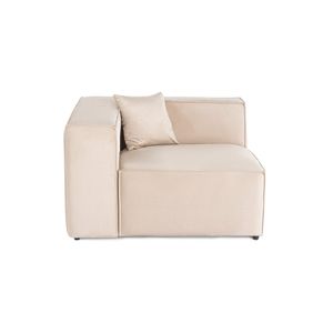 Lora L1 - Krem Sofa za Jednu Osobu