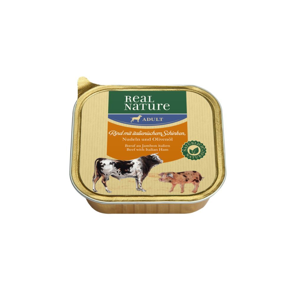 Real Nature Adult govedina i talijanska šunka 100 g slika 1