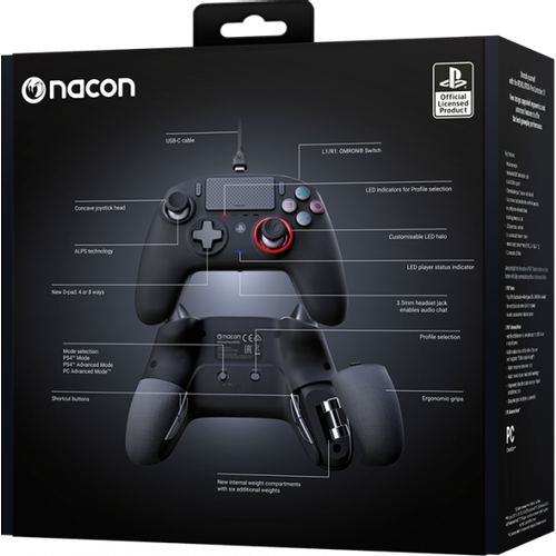 NACON PS4 REVOLUTION PRO CONTROLLER V3 BLACK slika 3