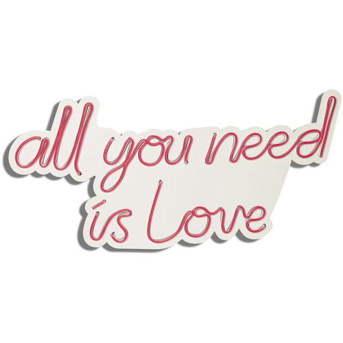 Wallity Ukrasna plastična LED rasvjeta, All You Need is Love - Red slika 4