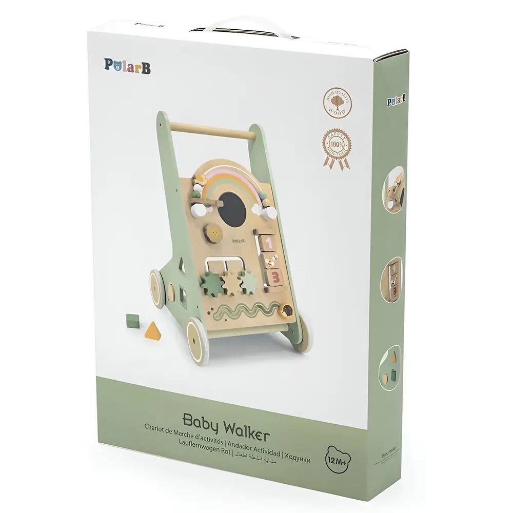 Viga 44226 PolarB Drvena edukativna guralica, Zelena slika 7