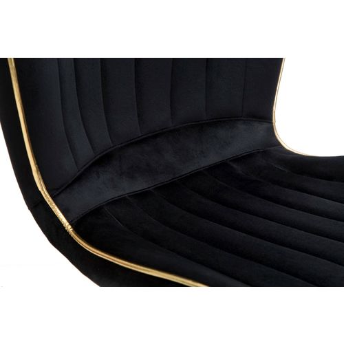 Mauro Ferretti Stolica Paris space black-gold set 2 pz cm 46x58x77 slika 6