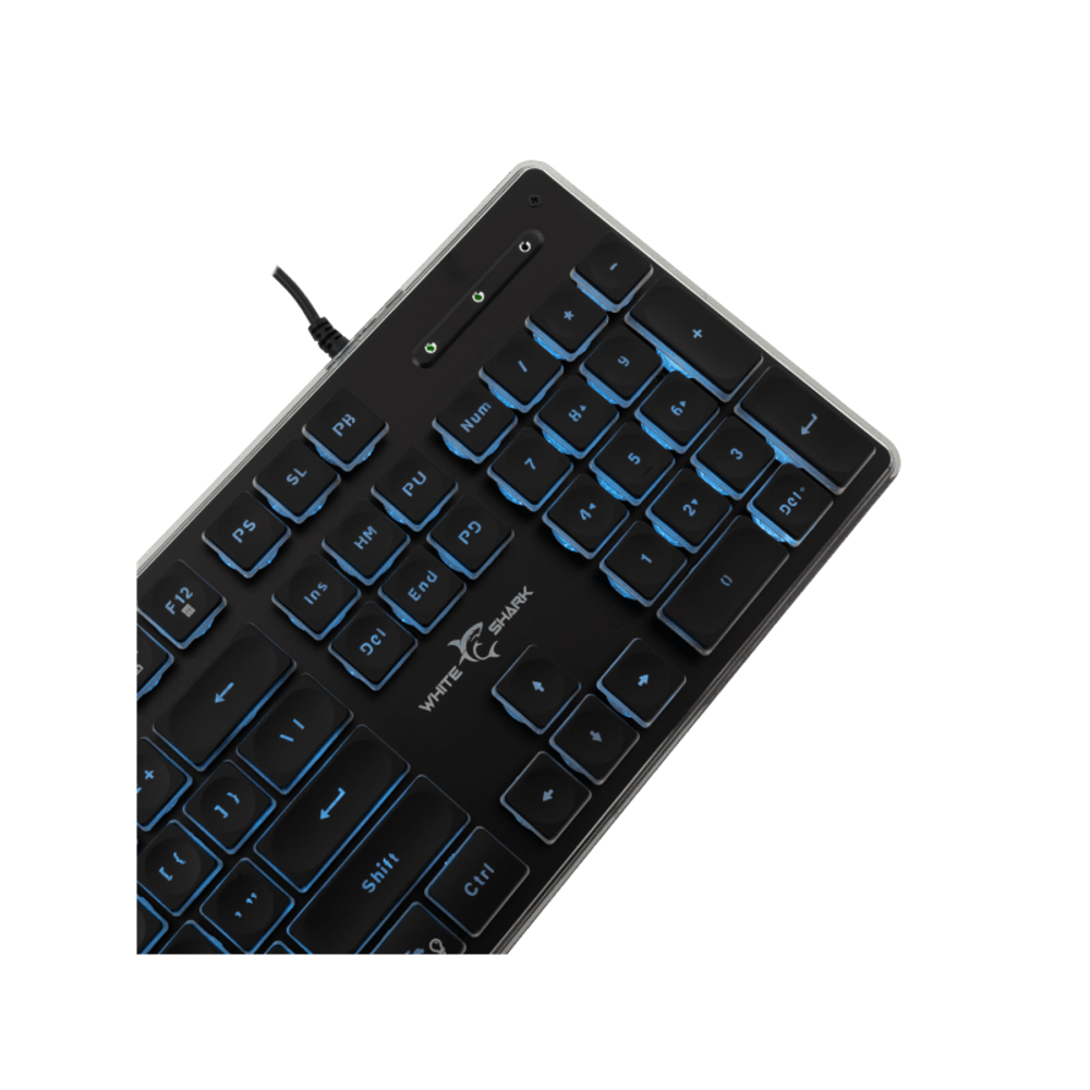 WHITE SHARK Tastatura GK-003141 TACHI / US, crna slika 5