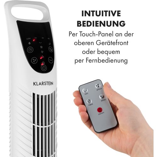 Klarstein Mount Everest stupni ventilator, Bijela slika 13