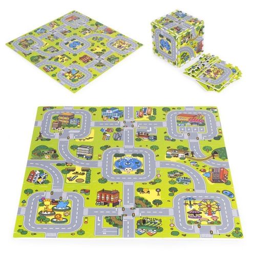 Eco Toys Velika podloga za igru  City 90.5x90.5 cm slika 1