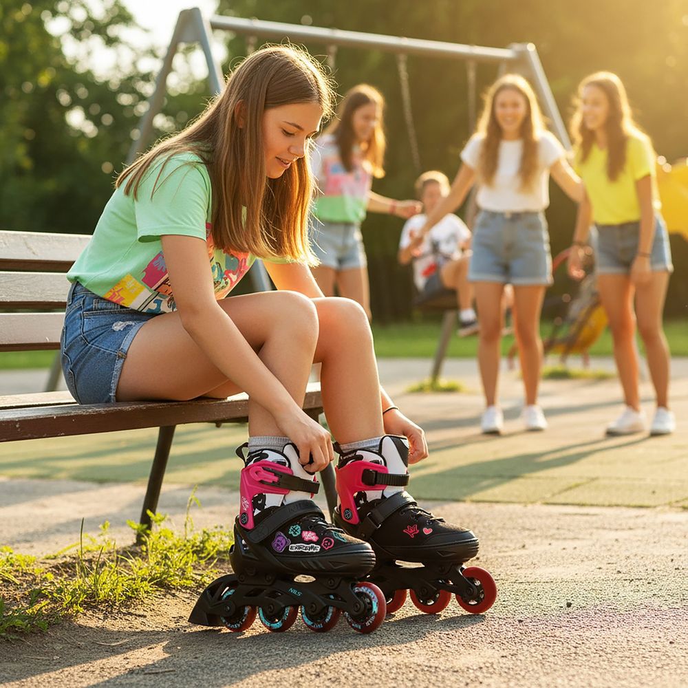 Na2053a roleri vibe roza veličina s (33-36) nils extreme slika 2