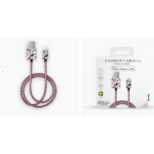 Kabel - Lightning to USB (1,00m) - Peony Garden slika 3