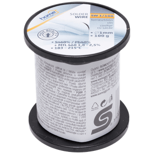 SMA Tinol za lemljenje, Ø1.0 mm, 100g - SW 1/100