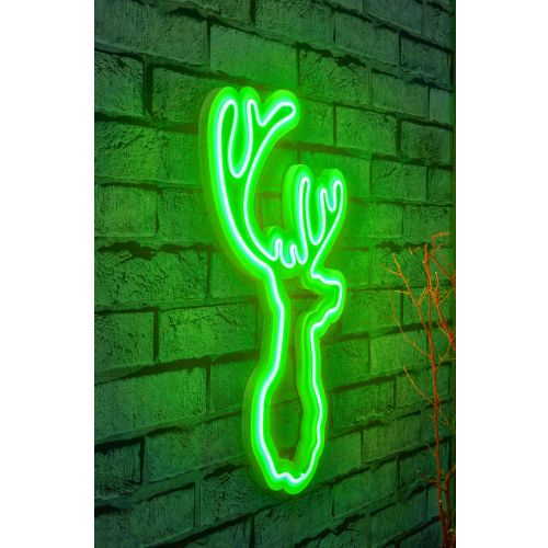 Wallity Ukrasna plastična LED rasvjeta, Deer - Green slika 10