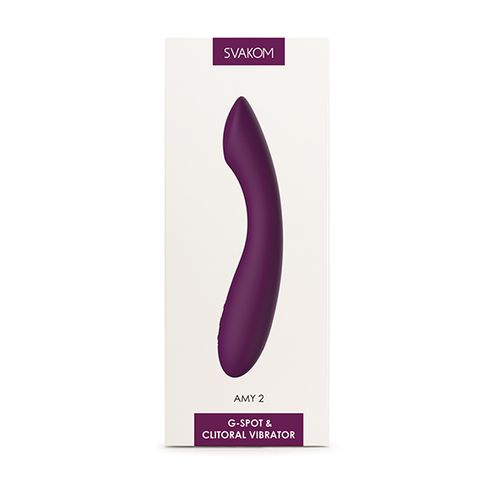 Svakom - Amy 2 G-Spot &amp; Clitoral Vibrator Violet slika 5