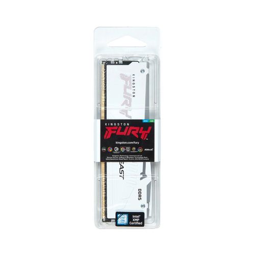 KINGSTON DIMM DDR5 32GB 5200MT/s KF552C40BWA-32 Fury Beast RGB White XMP slika 3