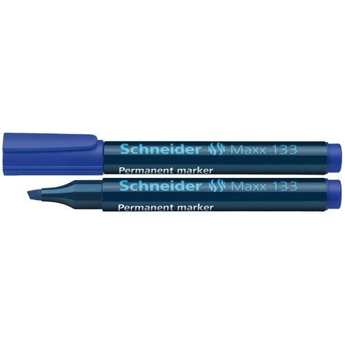 Flomaster Schneider, permanent marker, Maxx 133, 1-4 mm, plavi slika 2