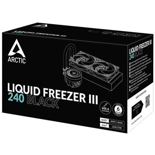 Vodeno hlađenje za procesor Arctic Liquid Freezer III 240 (black) slika 3