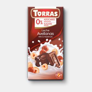 Torras Mliječna čokolada s lješnjacima 75 G