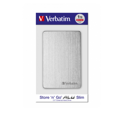 HDD E2.5" Verbatim 1TB USB 3.2 Store'n'Go 53663, Silver slika 2