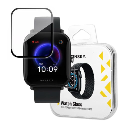 Wozinsky Watch Glass Hybrid Glass za Xiaomi Amazfit Bip U crno slika 1