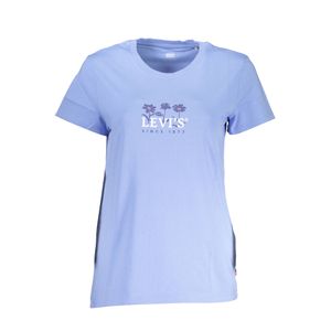 LEVI'S LIGHT BLUE WOMEN'S SHORT SLEEVE T-SHIRT