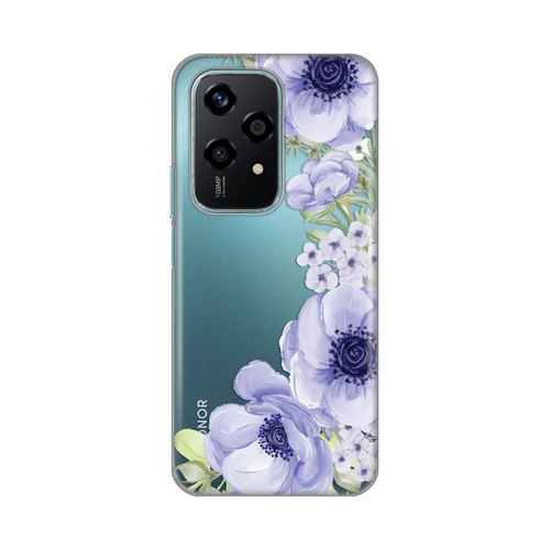 Torbica Silikonska Print Skin za Honor 200 Lite Blue Roses slika 1