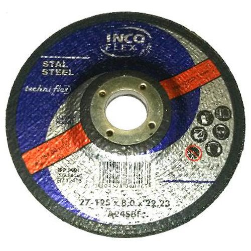 Incoflex brusna ploča za brušenje metala 125 x 8 x 22,2 mm slika 1