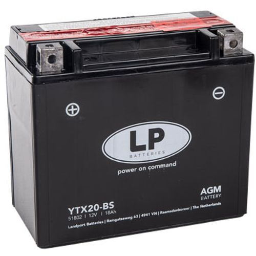 LANDPORT Akumulator za motor YTX20-BS slika 1