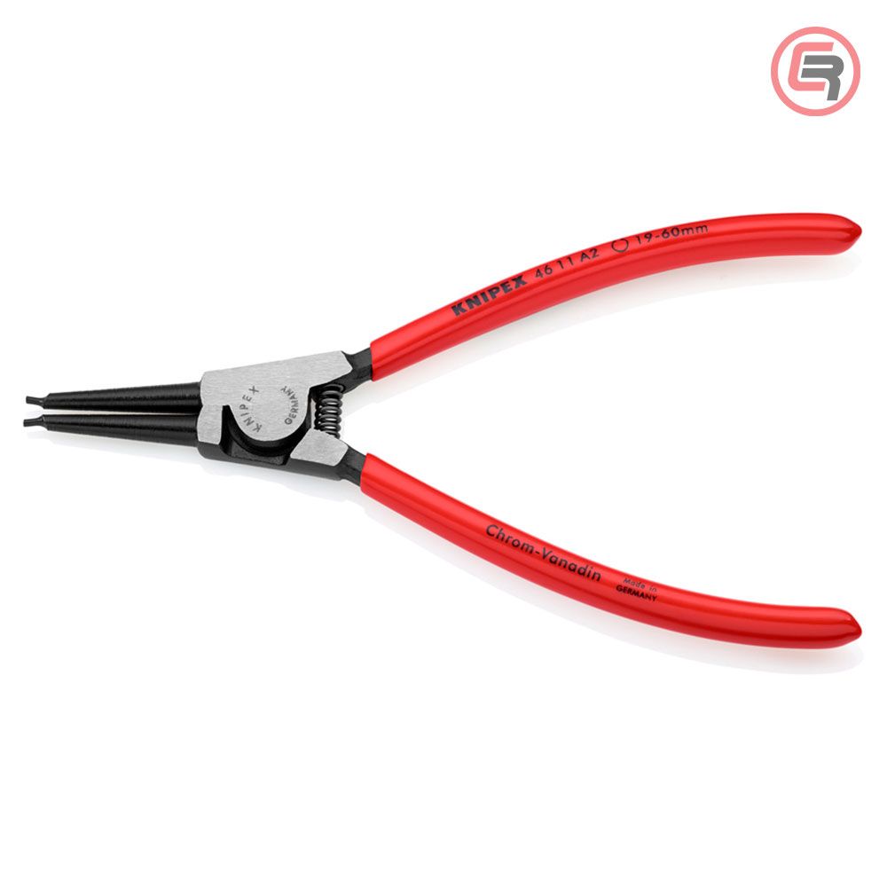 Knipex Kliješta Za Seger Osigurače Vanjska Ravna (fi 19-60 mm) 180 mm - 46 11 A2 slika 1