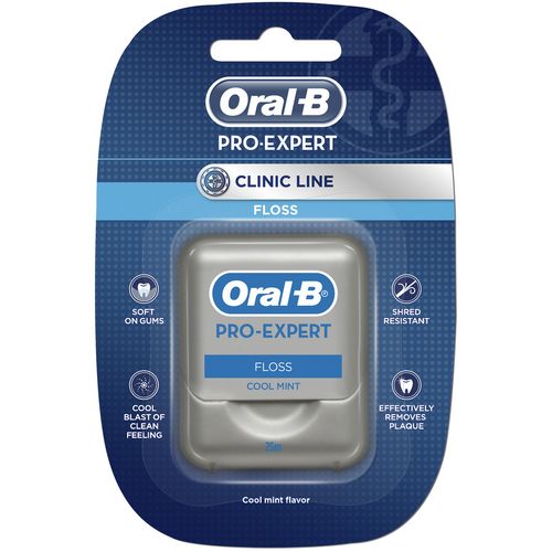 Oral-B zubni konac Pro-Expert Clinic Line, Cool Mint, 25m slika 1