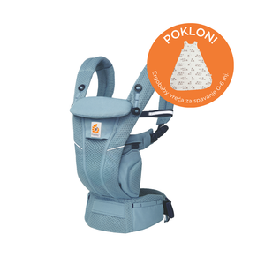 Ergobaby Omni Breeze nosiljka Slate Blue + gratis klasična vreća za spavanje 0-6/S