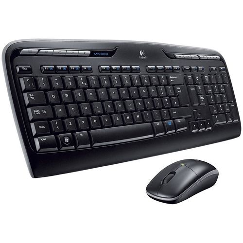 Tipkovnica + miš Logitech MK330 Wireless, crna slika 1