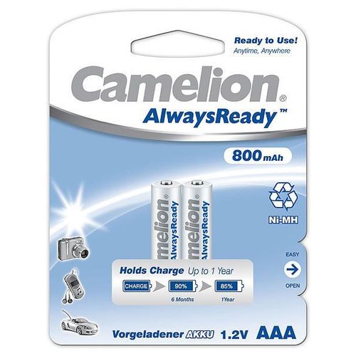 Baterija NI-MH Camelion Ready2use AAA 0.8 Ah 2 kom slika 1