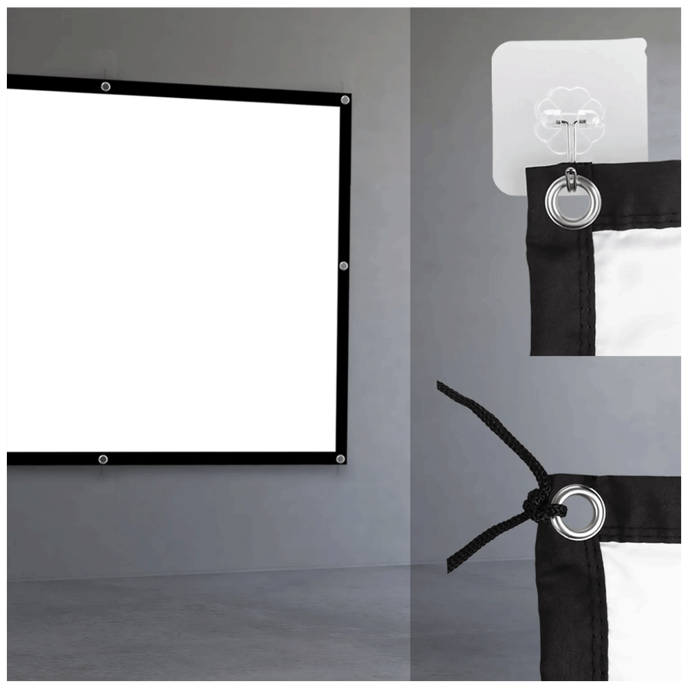 Maclean Platno za projektor, zidno, 330 x 187 cm, 16:9 - MC-167 slika 4