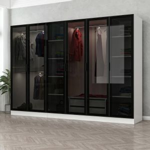 Hanah Home Kale - 6637 White
Black Wardrobe