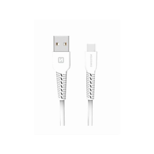 SWISSTEN kabel USB/USB-C, 2A, 1m, bijeli slika 1