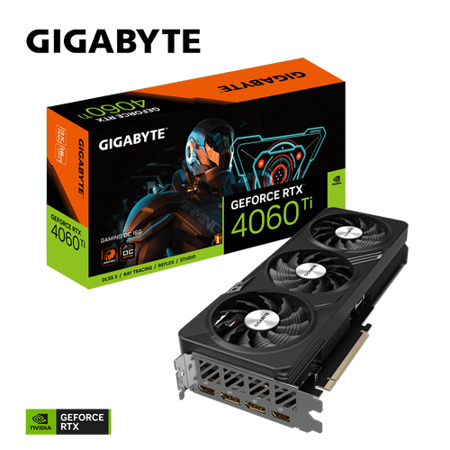 Gigabyte GV-N406TGAMING OC-16GD GeForce RTX 4060 Ti GAMING OC 16GB GDDR6 128bit memory interface, WINDFORCE cooling system slika 1